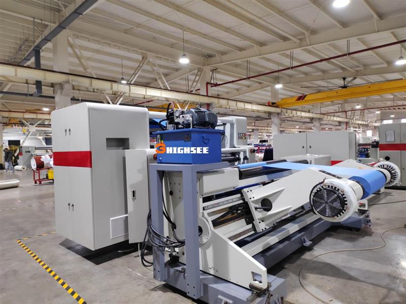 Auto Non-woven Fabric Slitting Rewinding Machine