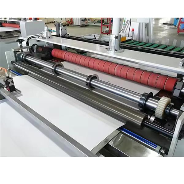 Plastic film cutting machine