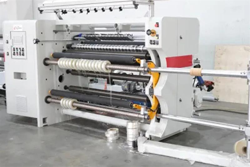 bopp plastic film slitting rewinding machine
