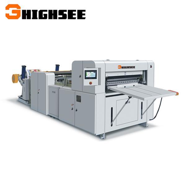 Plastic film cutting machine